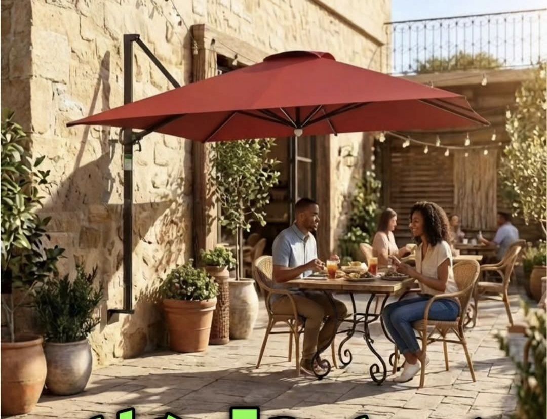 چتر دیواری مبلمان باغی. مدل آرامش