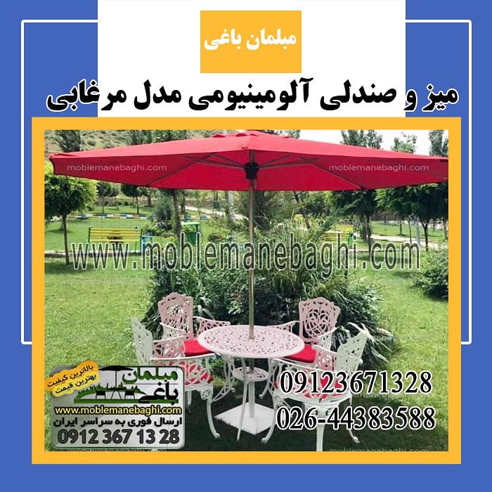 میز و صندلی طرح مرغابی