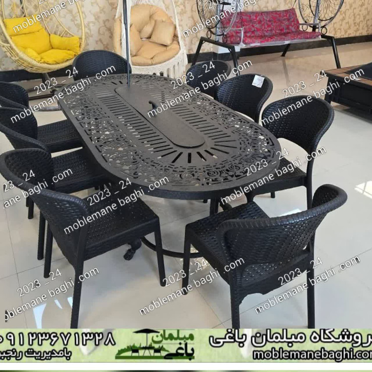 آتشدان گازی مستطیل 8نفره