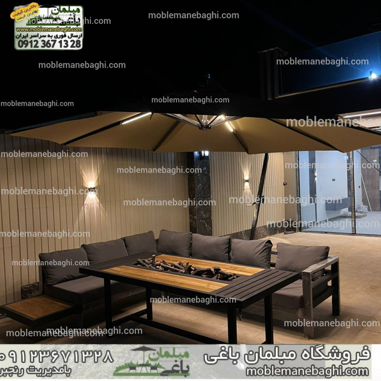 چتر باغی مدل مربع