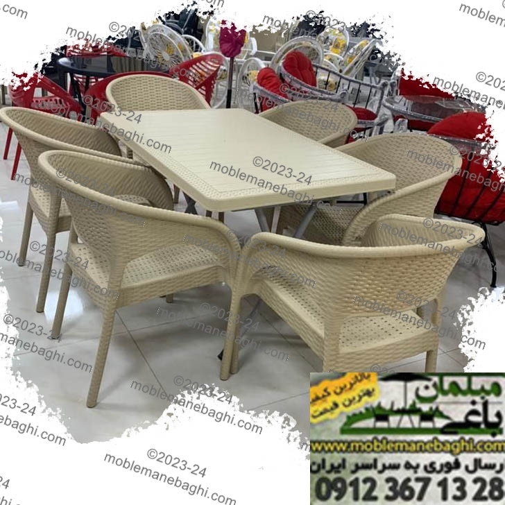 ست میزوصندلی نهارخوری 6نفره ناصر - تصویر محصول