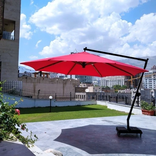 چتر پایه کنار قطر 4 متر