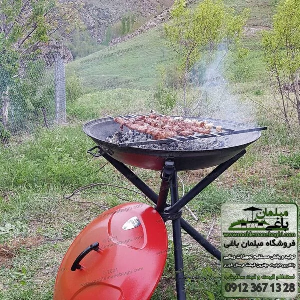 باربیکیو و آتشدان زغالی