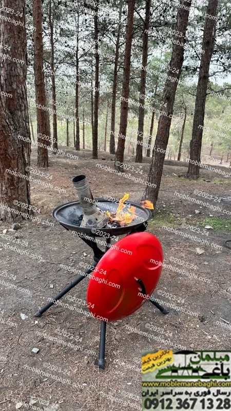 باربیکیو و آتشدان زغالی