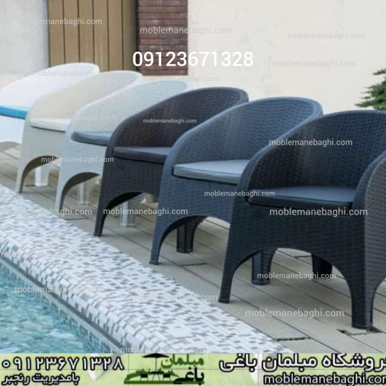مبل حصیری مبلمان باغی