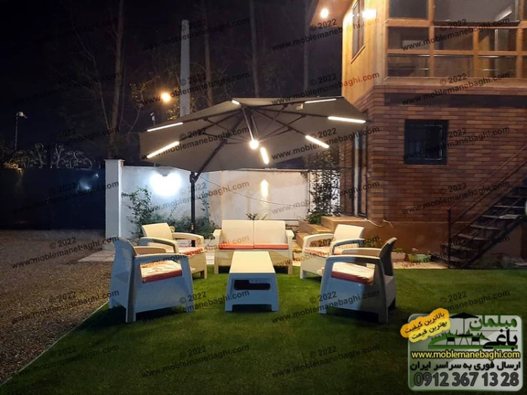 مبل حصیری 2 نفره بابل