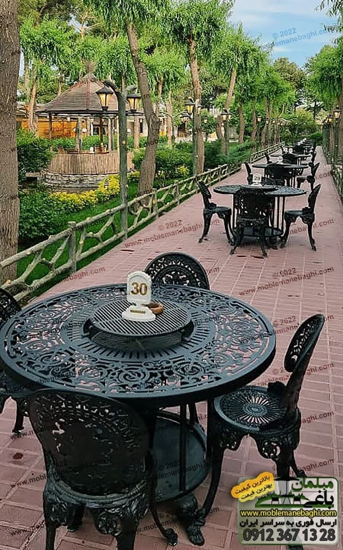 میزهای آتشدان قطر120-50(ارتفاع)