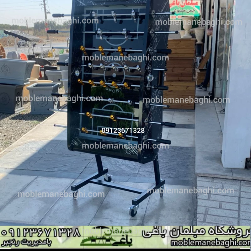 فوتبال دستی تاشو S12 بدنه هایگلاس مشکی