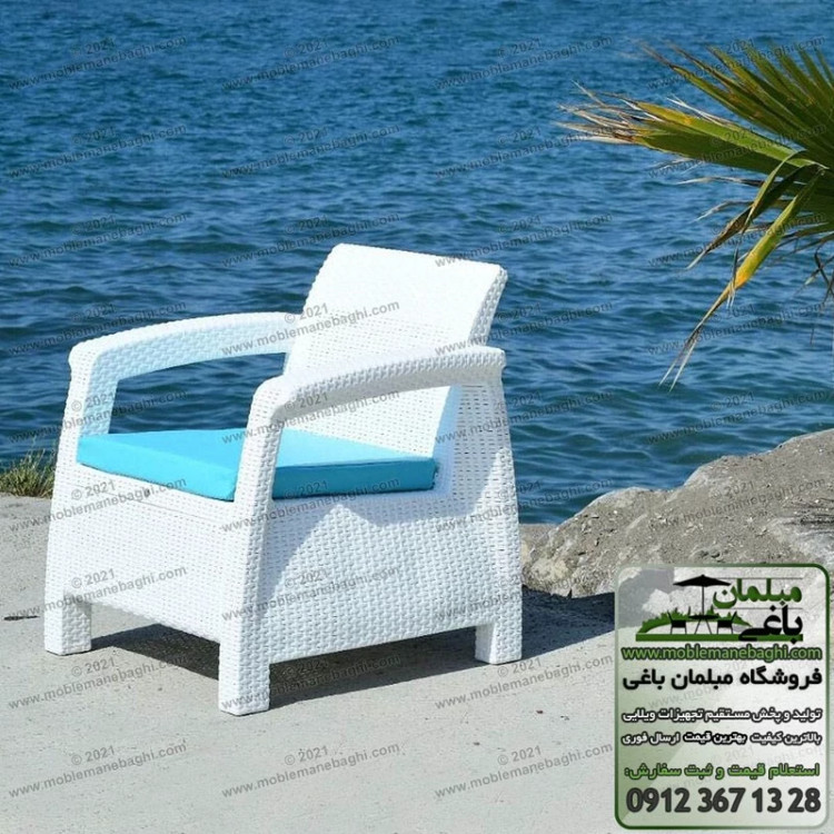 مبل حصیری تک نفره