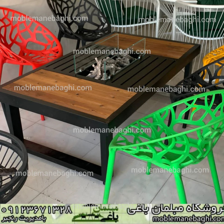 میز اتشدان گازی