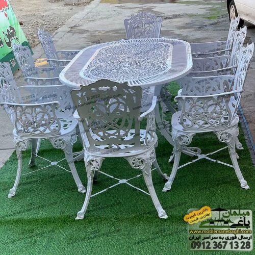 میز ضد زنگ الومینیومی