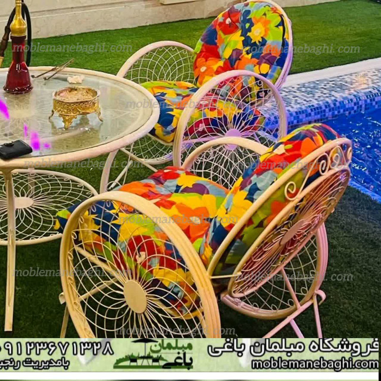ست 4 نفره میز و صندلی باغی - تصویر محصول