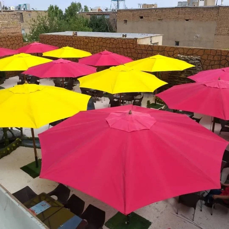 رنگ بندی چتر پایه وسط