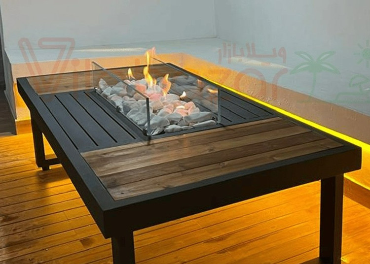 اتشدان دوطرف چوب