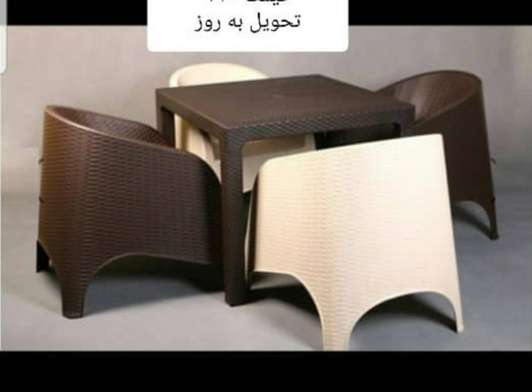 ست مبلمان باغی وچتر باغی