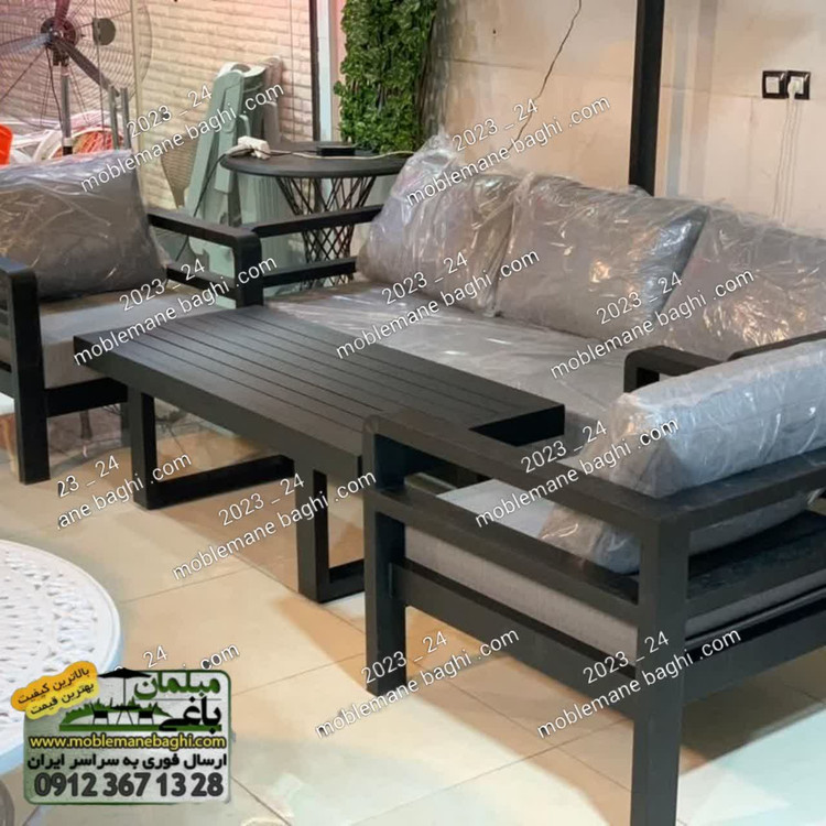 مبل باغی جنس الومینیومی
