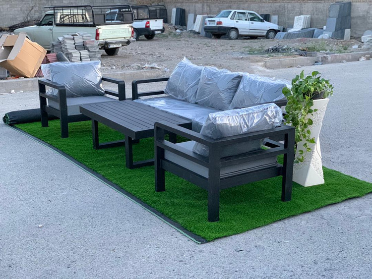 مبل باغی الومینیومی